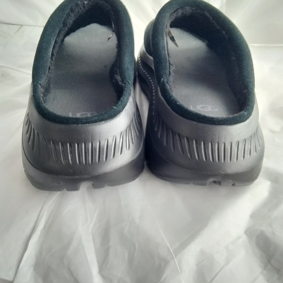 UGG CA805 V2 SLIDE BLACK SUEDE PLATFORM SANDAL -MEN’S US 12 - Picture 6 of 14